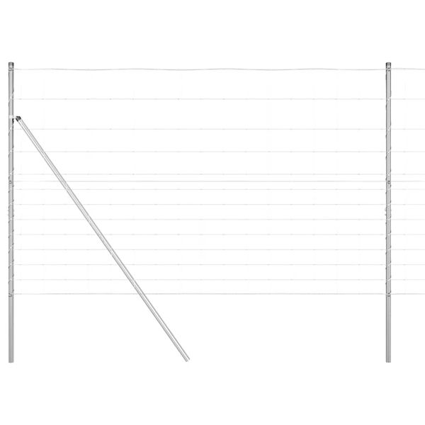 vidaXL Zaunpfosten Galvanisiert 25 x 1,5 m Stahl