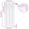 vidaXL Venetianer Jalousie Verstellbar Wei&szlig; 150 x 40 cm PVC