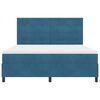 vidaXL Boxspringbett mit Matratze Dunkelblau 180 x 200 cm Stoff