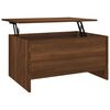 vidaXL Couchtisch Braun Eichen-Optik 80x55,5x41,5 cm Holzwerkstoff