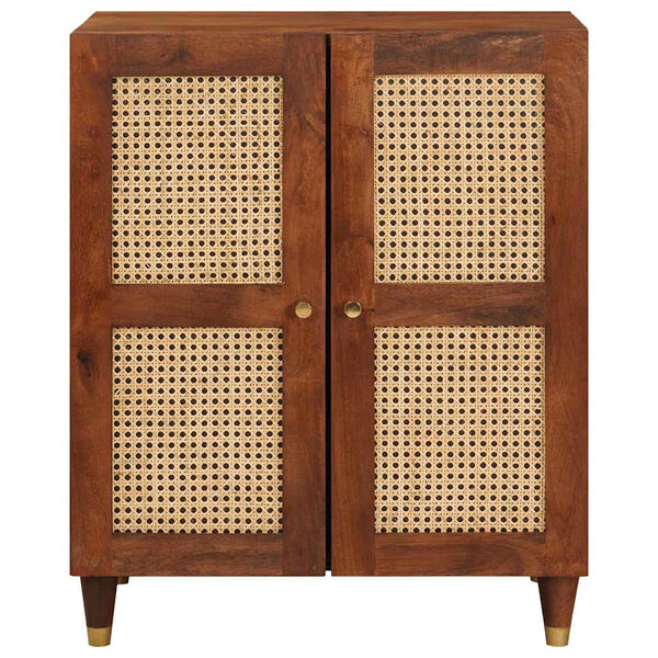 vidaXL Sideboard Braun 60 x 33 x 75 cm Massivholz Mango