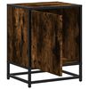 vidaXL Nachttisch R&auml;uchereiche 40x31x50 cm Holzwerkstoff und Metall