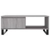 vidaXL Couchtisch Grau Sonoma 90x60x35 cm Holzwerkstoff