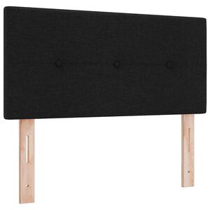 vidaXL Kopfteil mit Kopfteil Schwarz 80 cm Kunstleder