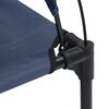 vidaXL Hundebett Marineblau 92 x 77 x 82,5 cm Stahl