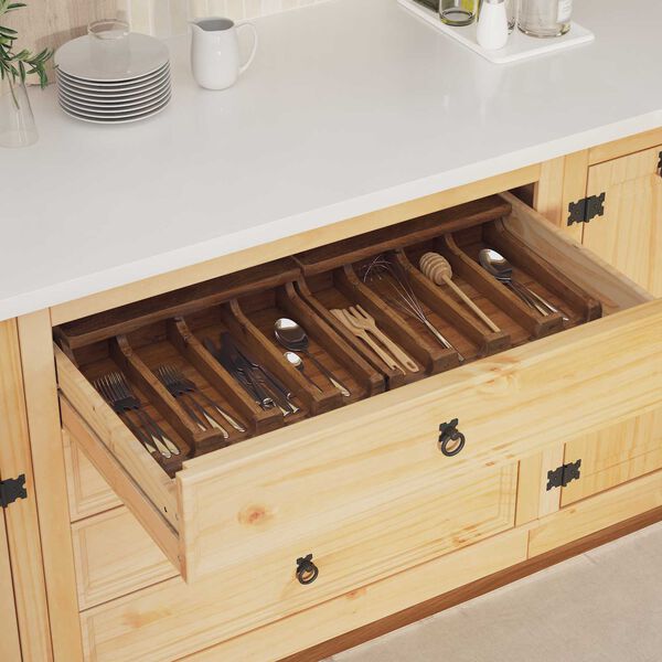 vidaXL Geh&auml;use Braun 36 x 30 x 10 cm Massives Mahagoni Holz
