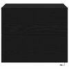 vidaXL Nachttisch 2 pcs Schwarz Eichen-Optik 50 x 39 x 41 cm