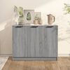 vidaXL Sideboard Grau Sonoma 90,5x30x70 cm Holzwerkstoff