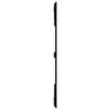 vidaXL Wand-Kopfteil Schwarz 166x3x110 cm Massivholz Kiefer