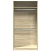 vidaXL Kleiderschrank Sonoma-Eiche 100x50x200 cm Holzwerkstoff