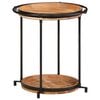 vidaXL Beistelltisch Ø55x60 cm Massivholz Akazie