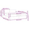 vidaXL Ottoman-Bett mit Matratze & LEDs Rosa 160x200 cm Samt