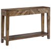 vidaXL Konsolentisch Mangoholz Massiv 118 x 30 x 80 cm