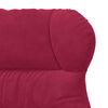 vidaXL Sessel Weinrot 69 x 74 x 93 cm Samt