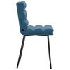 vidaXL Esszimmerst&uuml;hle 4 Stk. Blau Samt