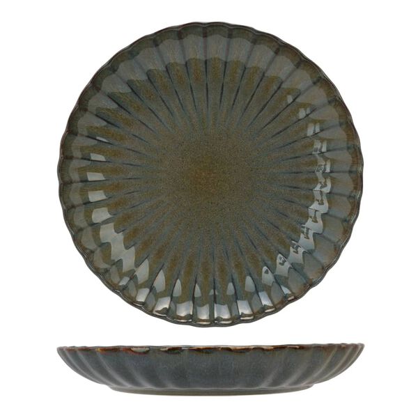 Cosy & Trendy Flache Teller Astera 4 Stk. &Oslash;27,4 cm Ozeanblau