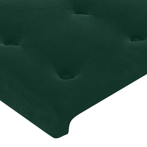 vidaXL Kopfteile Dunkelgr&uuml;n 180x5x78/88 cm Samt