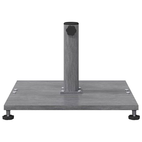 vidaXL Sonnenschirmst&auml;nder Dunkelgraue Holzoptik 45 x 45 x 31 cm