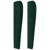 vidaXL Kopfteil mit Ohren Dunkelgr&uuml;n 103x23x118/128 cm Samt