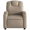 vidaXL Massagesessel Cappuccino-Braun Kunstleder