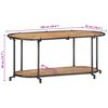 vidaXL TV-Schrank 100x42x40 cm Massivholz Akazie