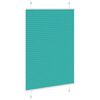 vidaXL Plissee Petrolgr&uuml;n 85x100 cm Stoffbreite 84,4 cm Polyester