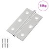 vidaXL Scharnier Uni 899 Stk. Silber 58 x 35 x 1 mm Stahl