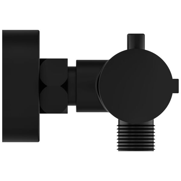SCH&Uuml;TTE Duscharmatur mit Thermostat LONDON 5,5 cm Mattschwarz
