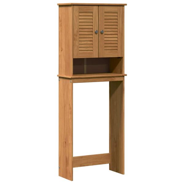 vidaXL Toilettenschrank VIGO Braun und Honigbraun 60 x 27 x 161 cm
