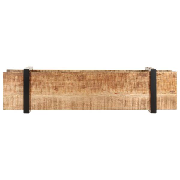 vidaXL TV-Schrank 160x40x40 cm Raues Mango-Massivholz