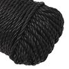 vidaXL Arbeitsseil Schwarz 3 mm 50 m Polypropylen