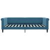 vidaXL Tagesbett Ausziehbar Blau 100x200 cm Samt