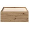 vidaXL Bettgestell ohne Matratze Artisan-Eiche 90x200cm Holzwerkstoff