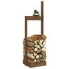 vidaXL Kaminholzhalter Honigbraun 33,5x30x110 cm Massivholz Kiefer