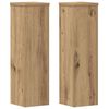 vidaXL Pflanzenst&auml;nder 2 Stk. Artisan-Eiche 17x17x60 cm Holzwerkstoff