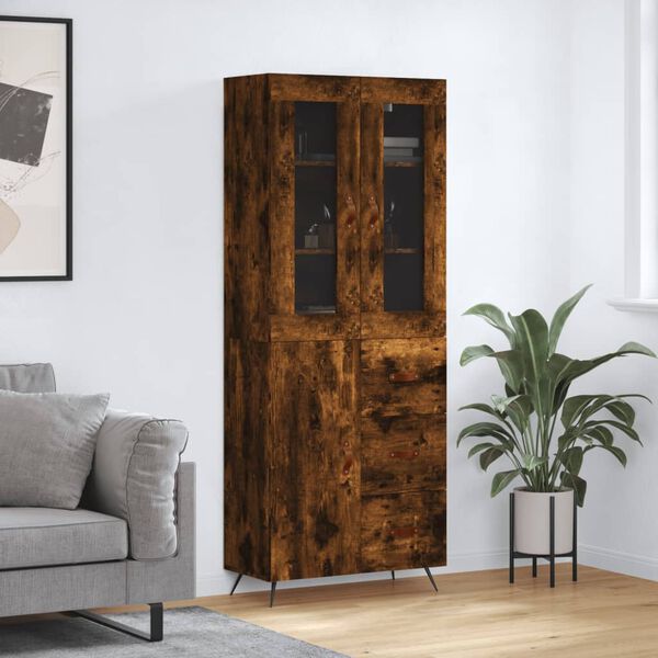 vidaXL Highboard R&auml;uchereiche 69,5x34x180 cm Holzwerkstoff