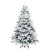 vidaXL Künstlicher Weihnachtsbaum mit 300 LEDs Grün 210 cm PE und PVC