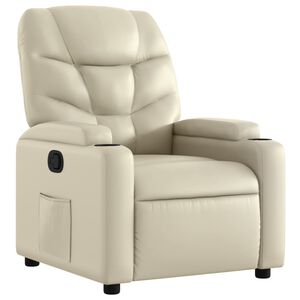 vidaXL Relaxsessel Creme Kunstleder