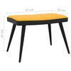vidaXL Relaxsessel mit Hocker Senfgelb Samt und PVC