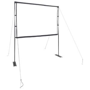 vidaXL Projektionsleinwand mit St&auml;ndern 84 Zoll 4:3