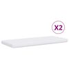 vidaXL Tagesbett Ausziehbar mit Matratzen Blau 100x200 cm Samt