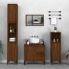 vidaXL Badschrank Braun Eichen-Optik 65x33x60 cm Holzwerkstoff