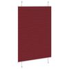 vidaXL Plissee Bordeauxrot 90x150 cm Stoffbreite 89,4 cm Polyester