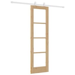 vidaXL Schiebet&uuml;r ORKDAL Natur 61 x 198,5 cm