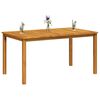 vidaXL Gartentisch 150x90x74 cm Massivholz Akazie