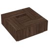 vidaXL Couchtisch Braun Eichen-Optik 100x100x40 cm Holzwerkstoff