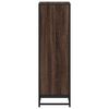vidaXL B&uuml;cherregal Braun Eichen-Optik 33,5x33x107,5 cm Holzwerkstoff