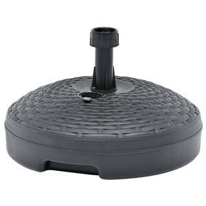 vidaXL Sonnenschirmst&auml;nder Sand/Wasser 20L Anthrazit Kunststoff Rattan