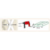 Nature Garten-Rankgitter 100x200 cm PVC Gr&uuml;n 6040704