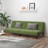 vidaXL Schlafsofa 2-Sitzer Hellgr&uuml;n Samt